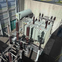 Europoort Kusters Netten over Hoogspanning station van de betuwe route, Vlamvertragende netten